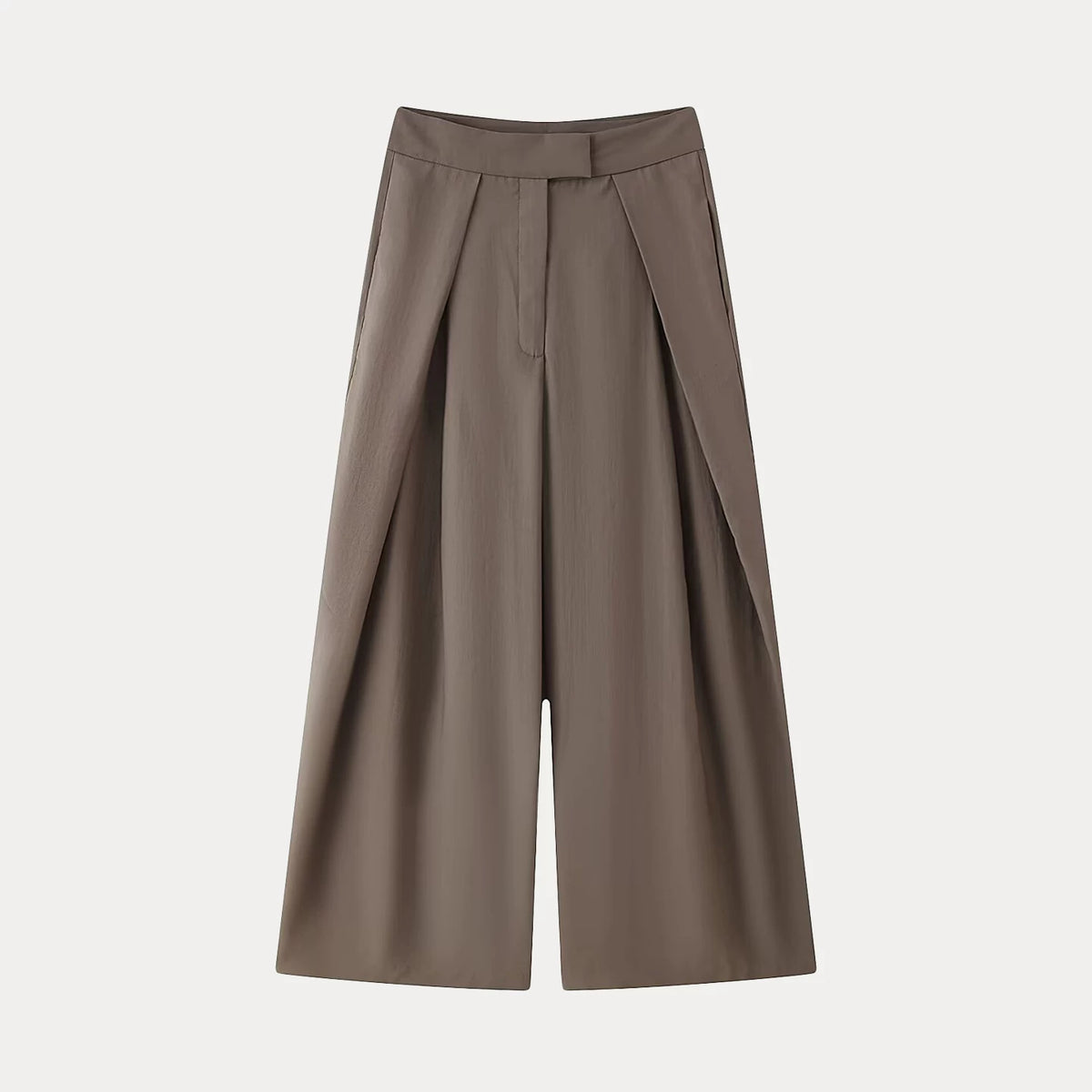 Front-Pleat Relaxed Trousers
