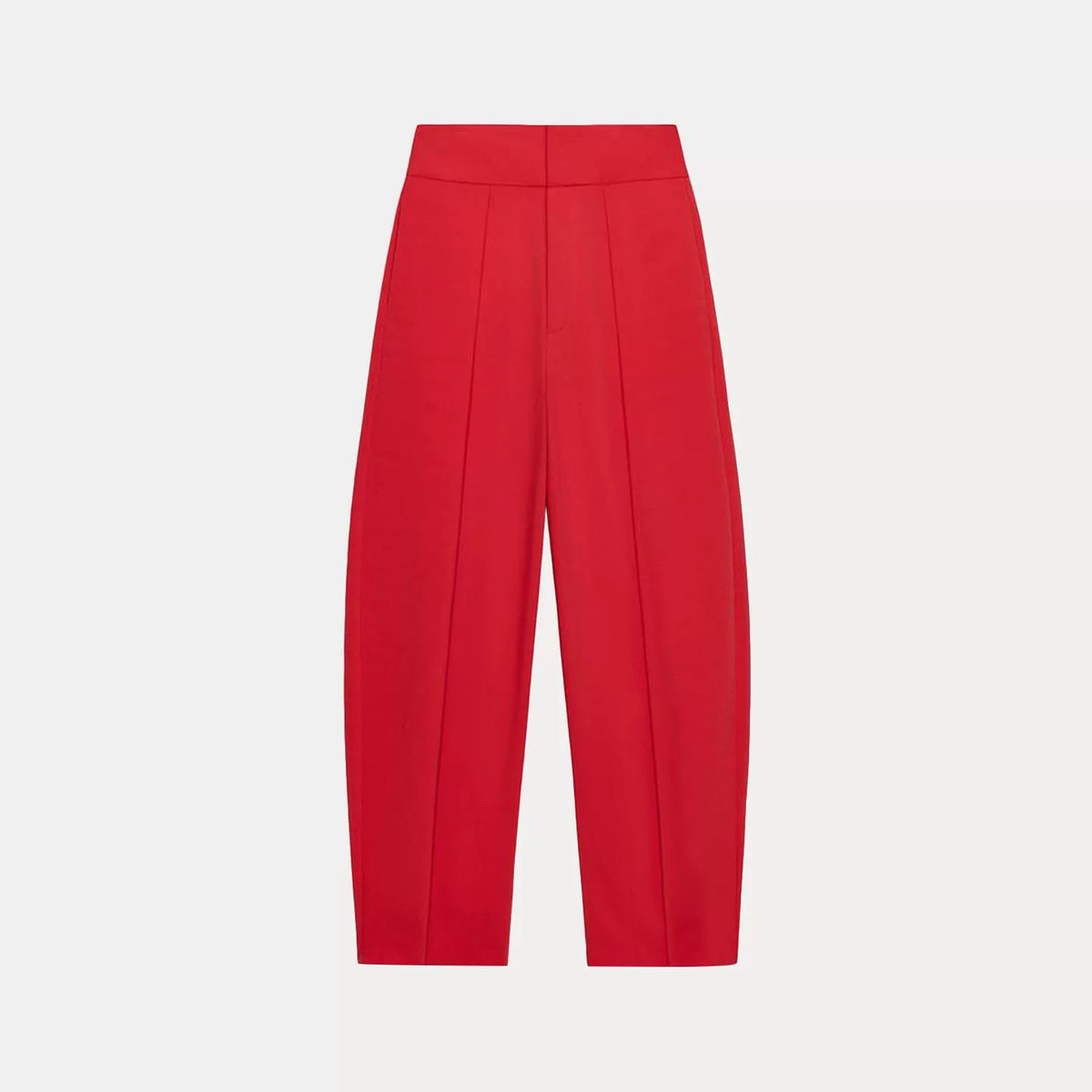Pleated Balloon-Fit Trousers
