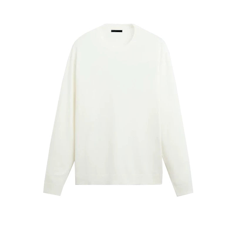 Viscose-Blend Long-Sleeve Knit