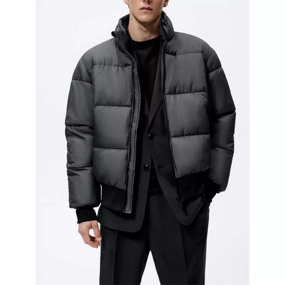 Stand Collar Puffer Jacket