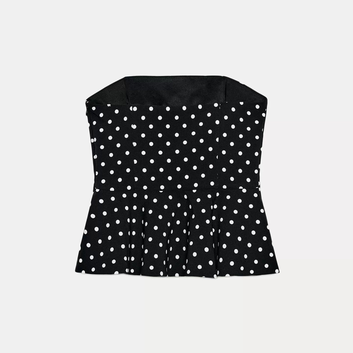 Off-Shoulder Polka Dot Top