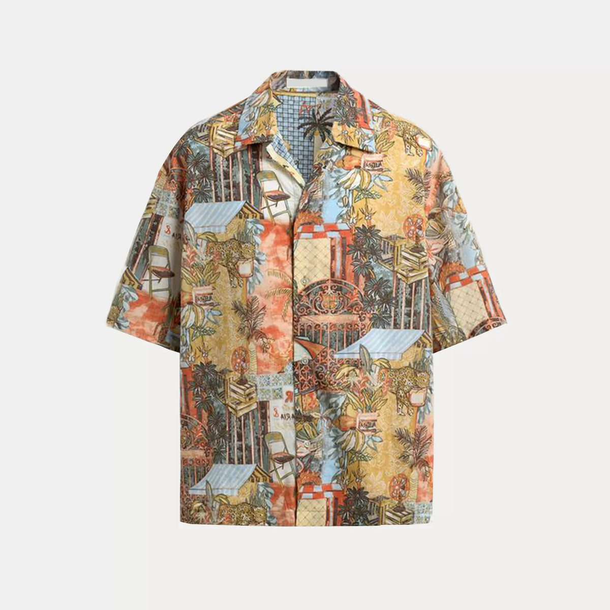 Resort Print Camp Shirt