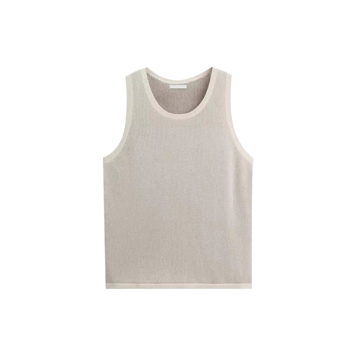 Knit Wide Crew Neck Tank