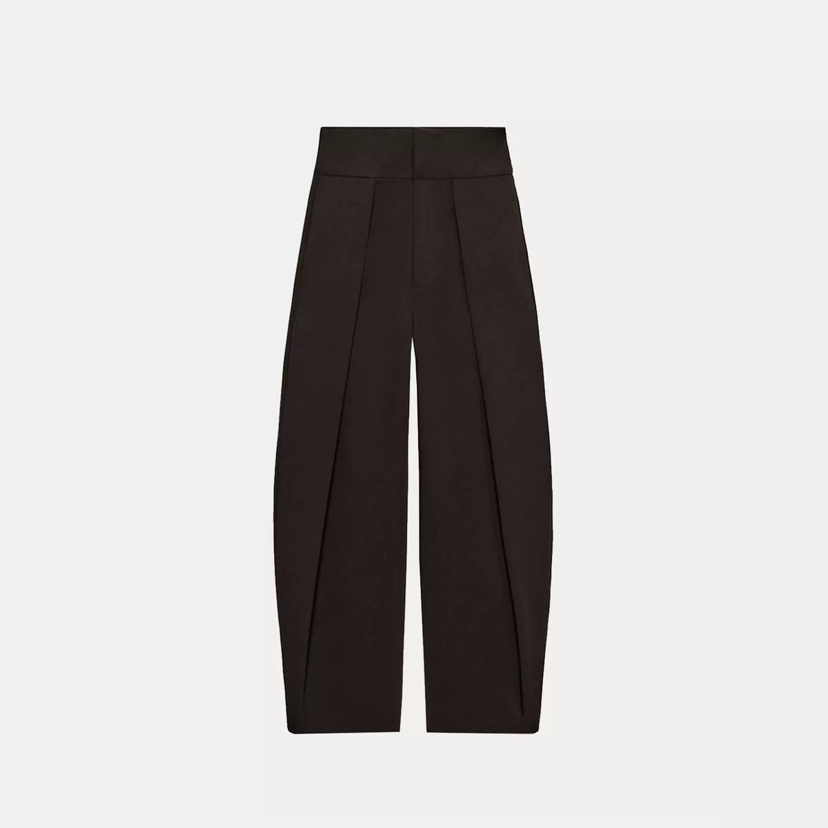 Pleated Balloon-Fit Trousers