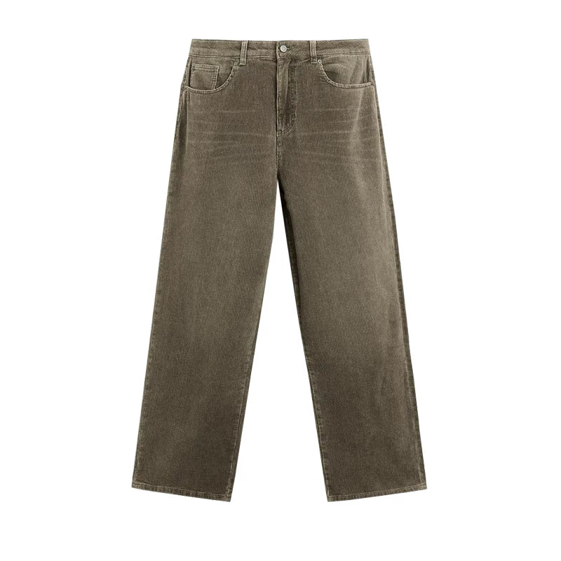Relaxed Corduroy Trousers