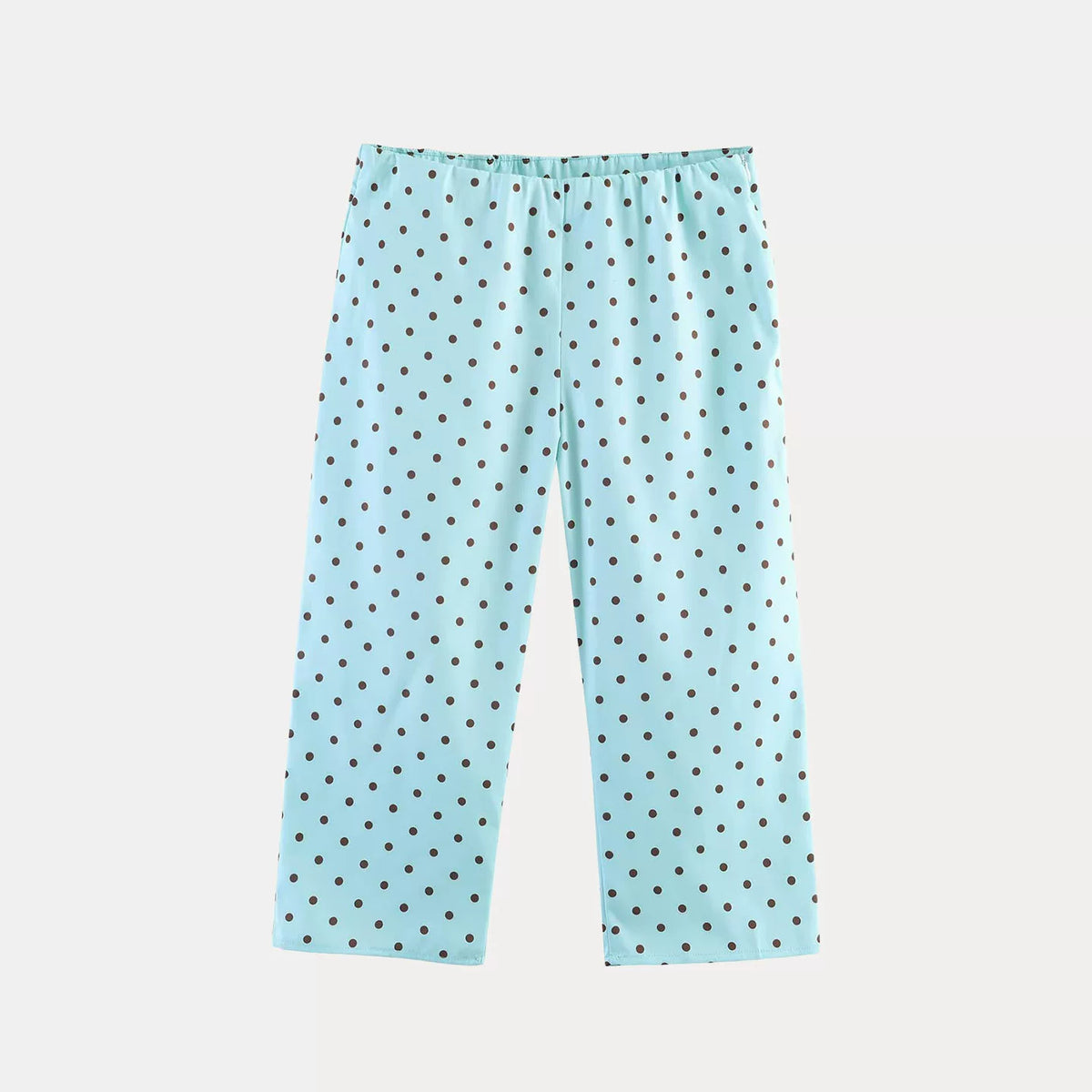 Polka Dot Shirt Jacket & Capri Trousers Set