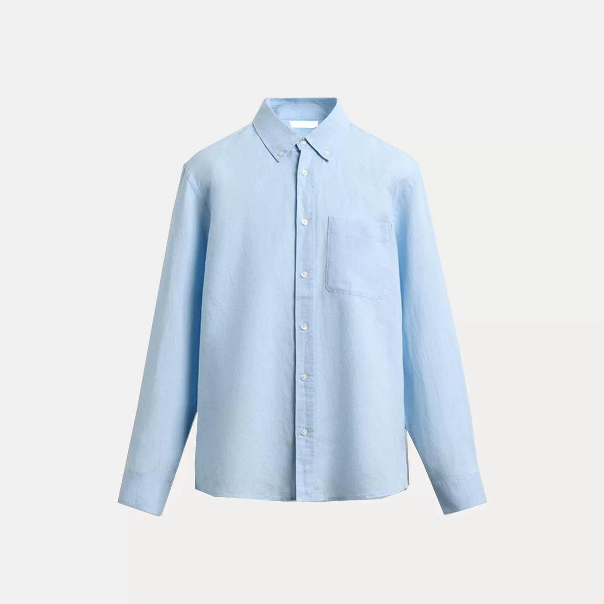 Slim Straight Long-Sleeve Shirt