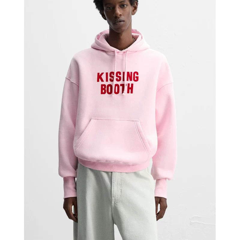 Letter Print Hooded Sweatshirt