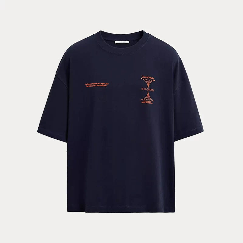 Patchwork Print Relaxed T-Shirt