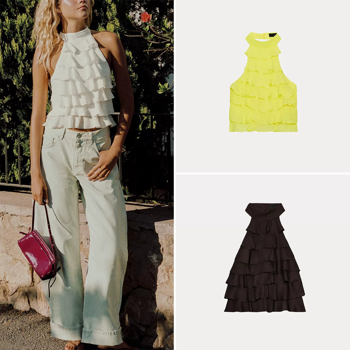 Georgette Halter Neck Top