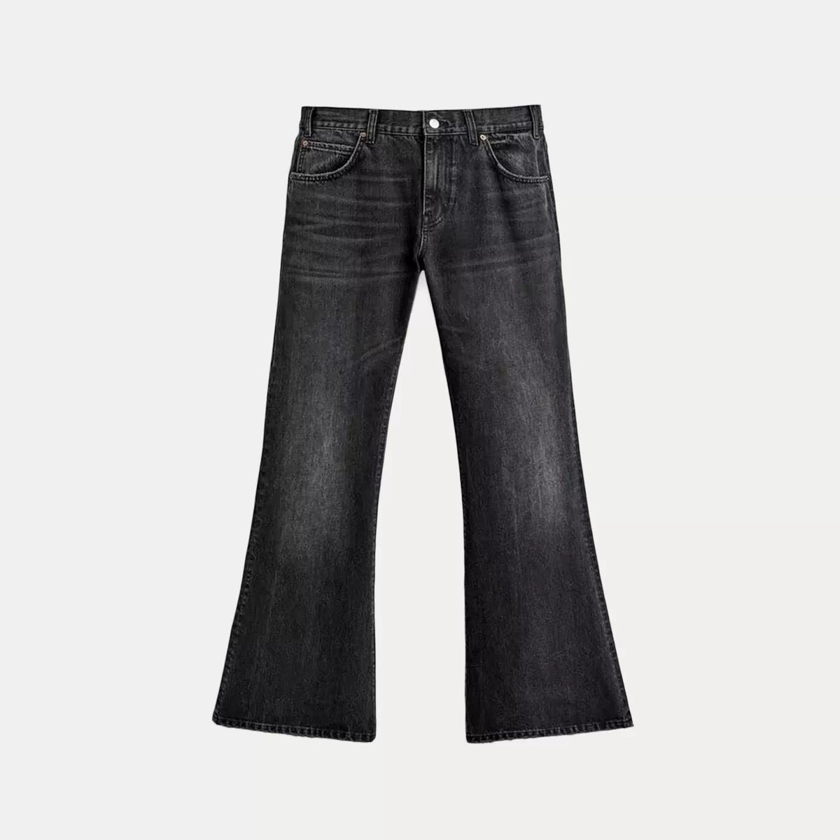 Mid-Rise Flared Jeans
