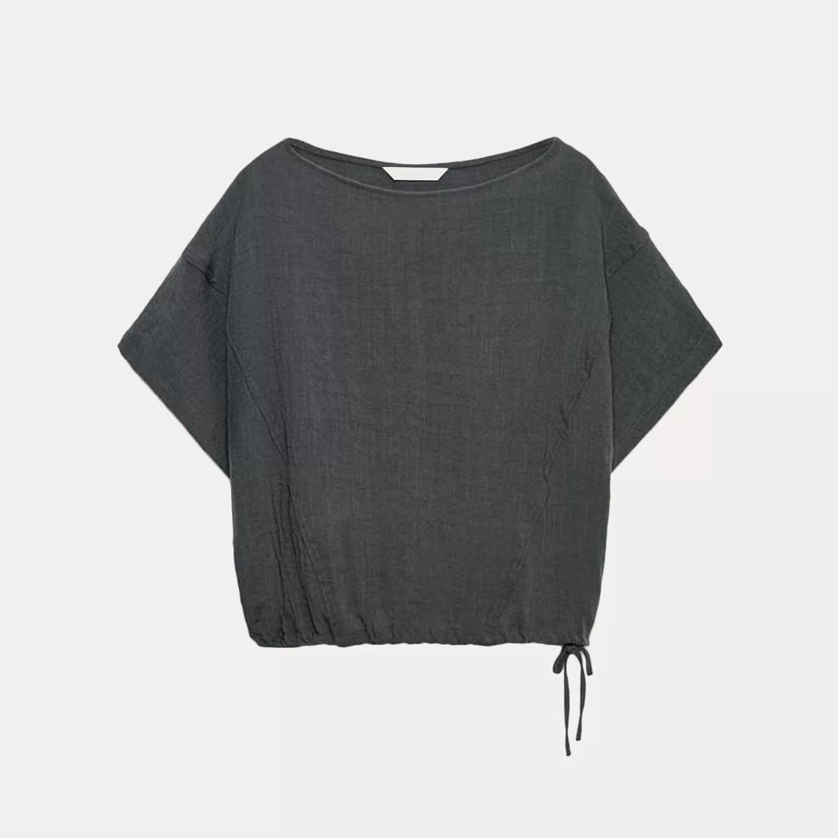 Crew Neck Shirt and Lantern Wide-Leg Set