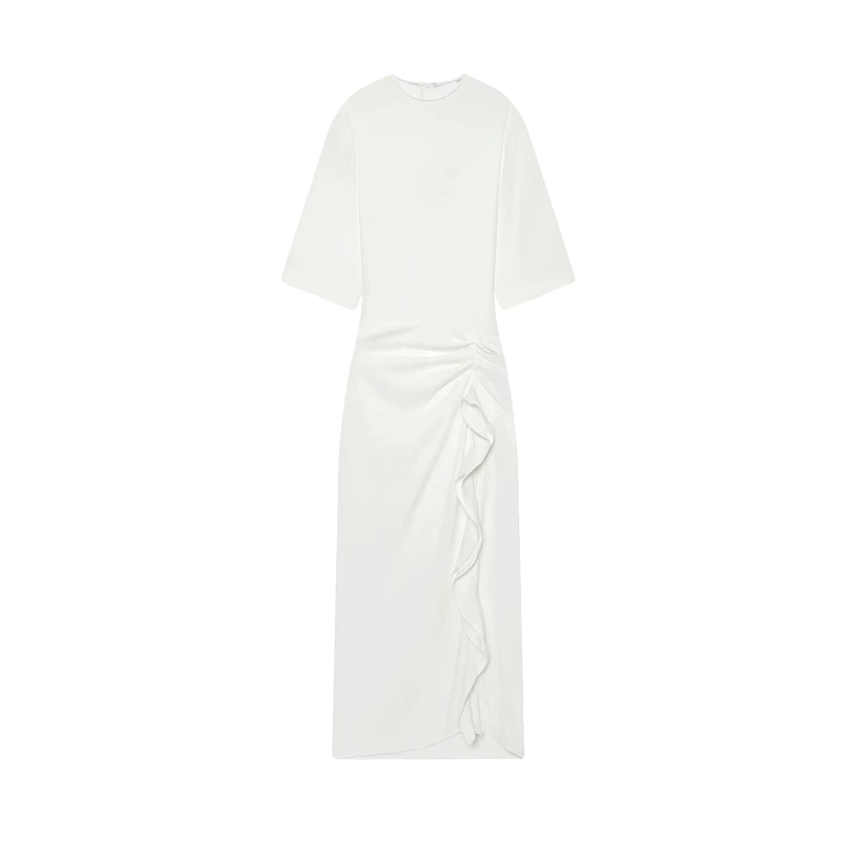 Gathered Midi Dress
