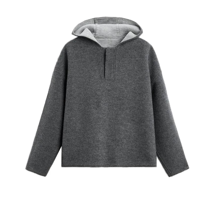 Contrast Panel Hooded Jacket