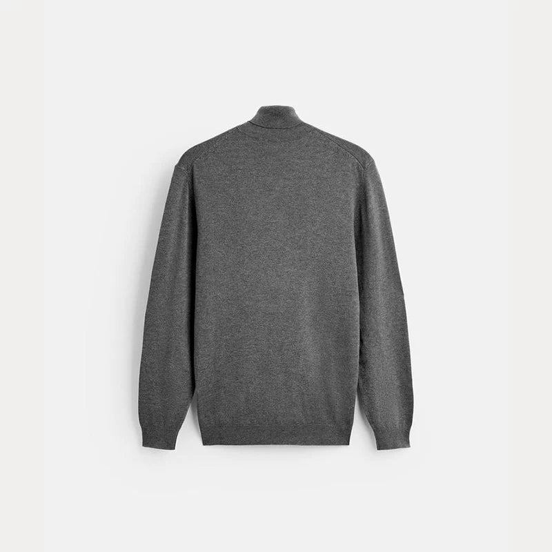 Viscose-Blend Half-Turtleneck Sweater