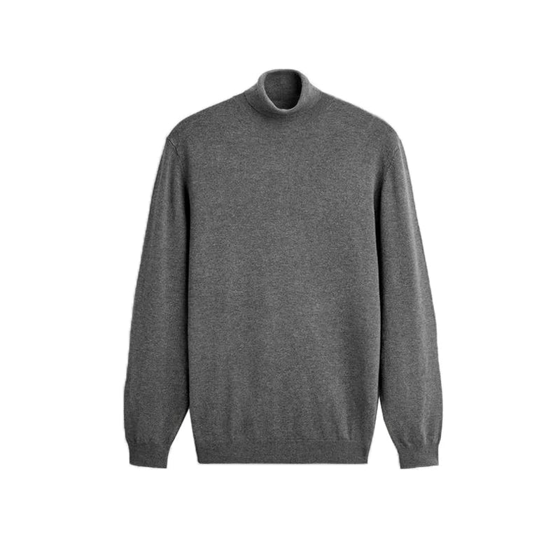 Viscose-Blend Mock-Neck Sweater