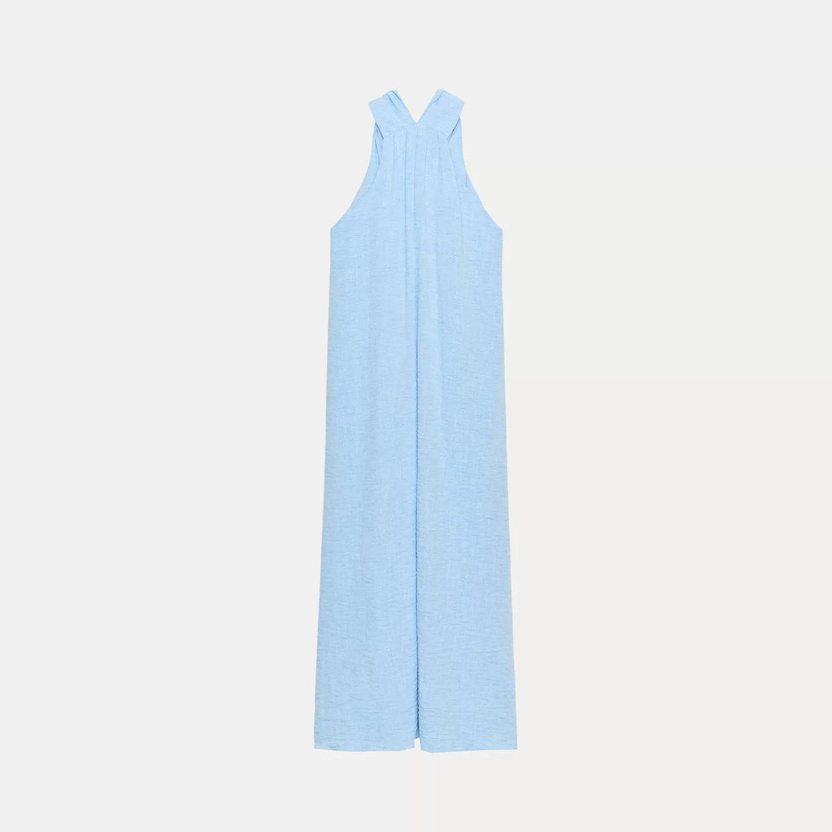 Knotted-Shoulder Maxi Dress