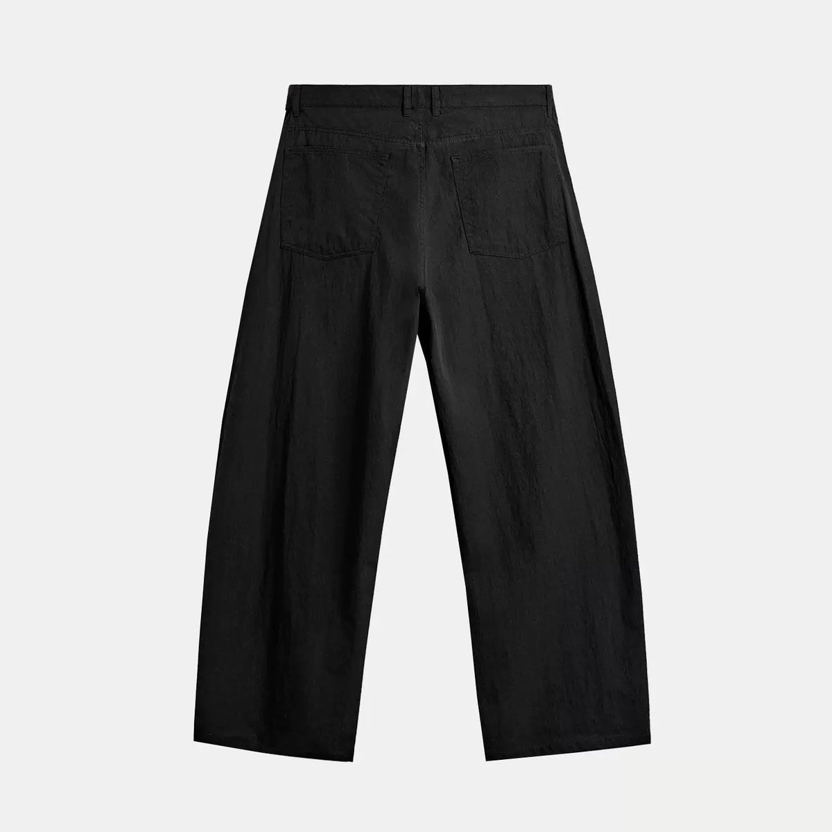 Curved Leg Zip Trousers