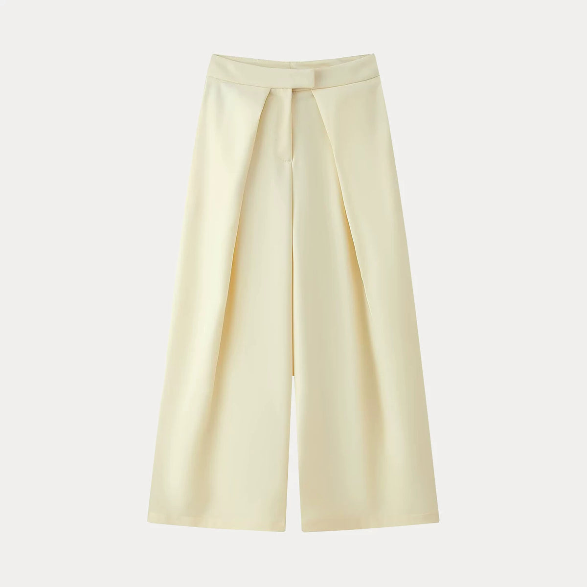 Front-Pleat Relaxed Trousers