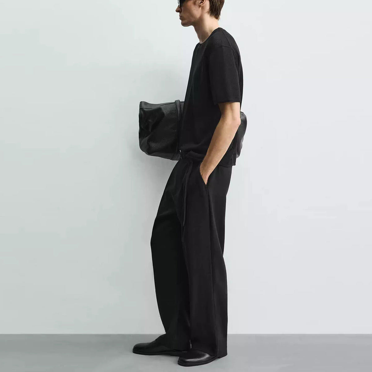Slim Straight Knit Tee