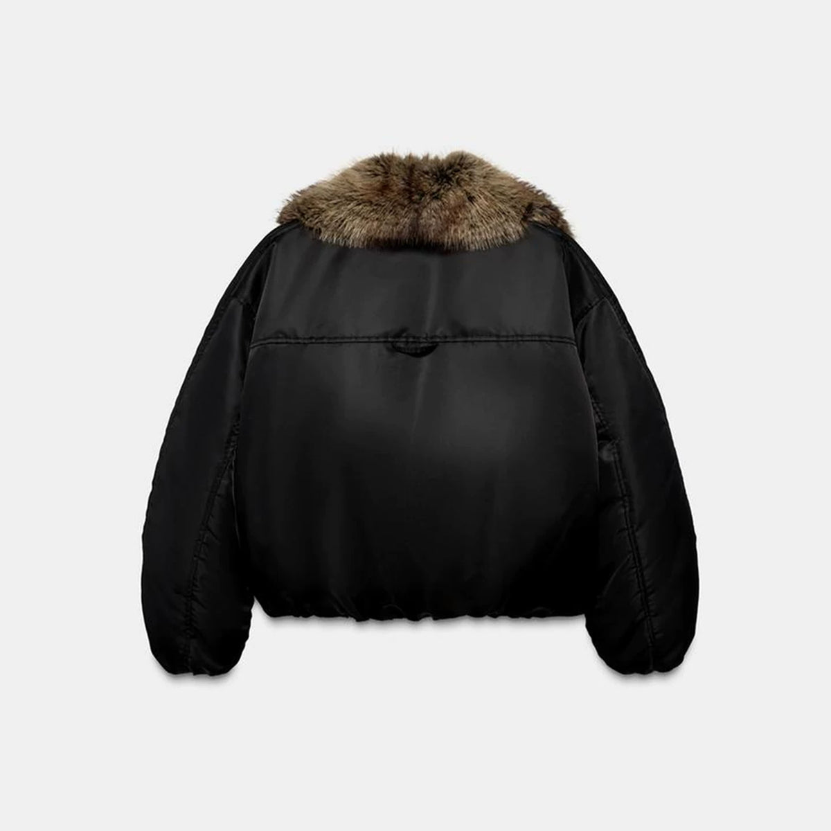 Fur-Trim Collar Jacket
