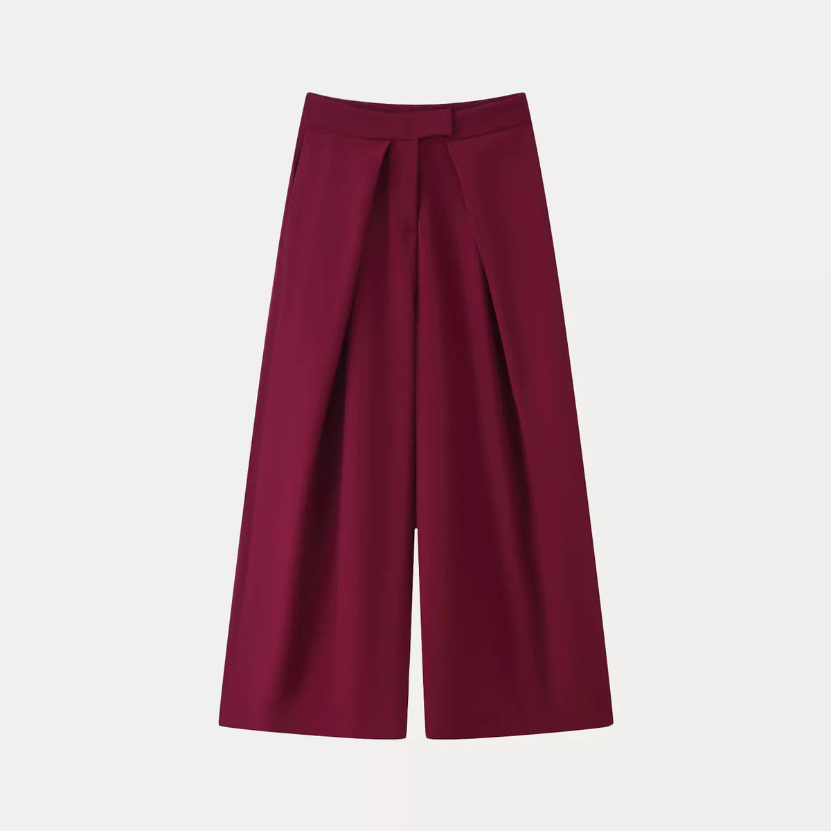 Front-Pleat Relaxed Trousers