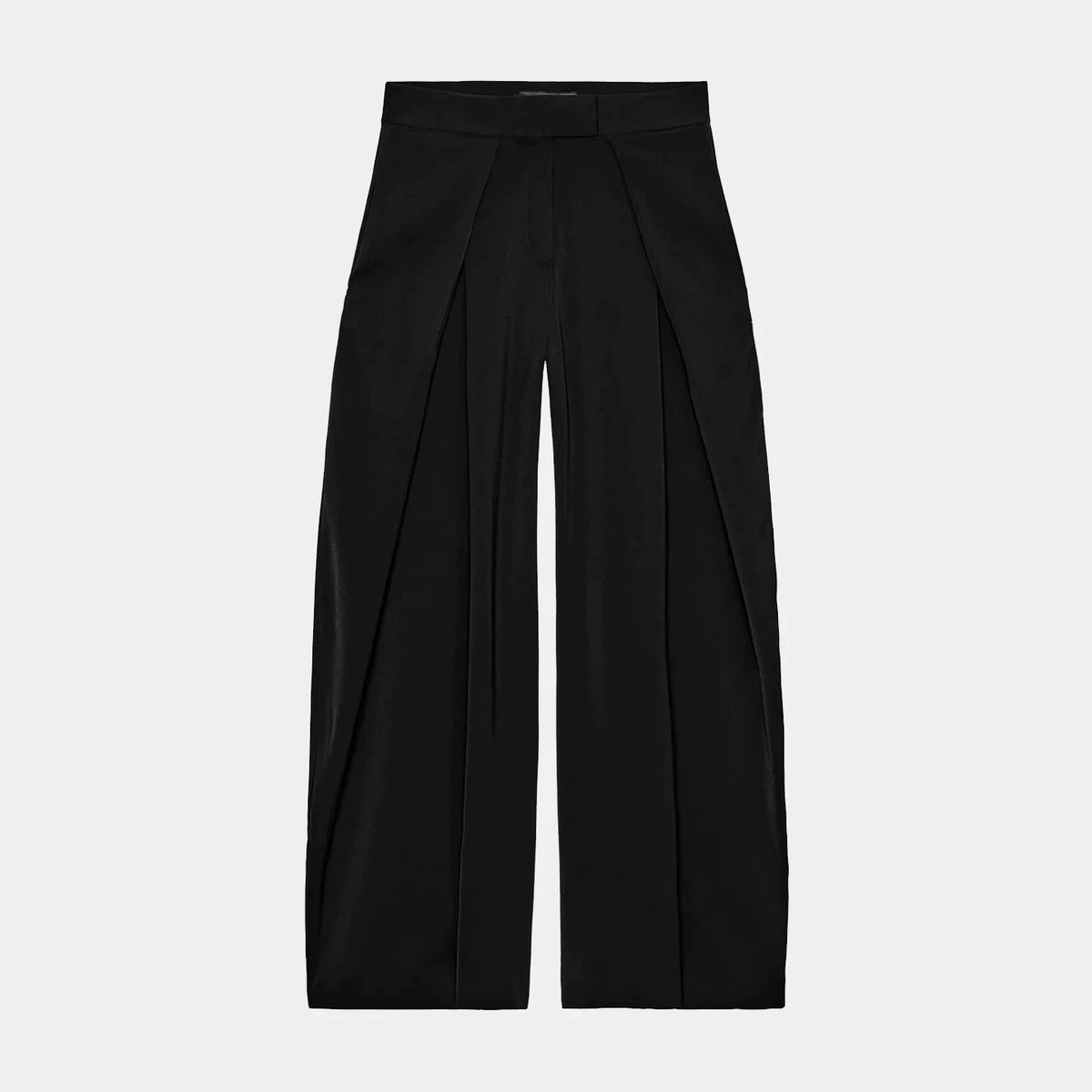 Front-Pleat Relaxed Trousers