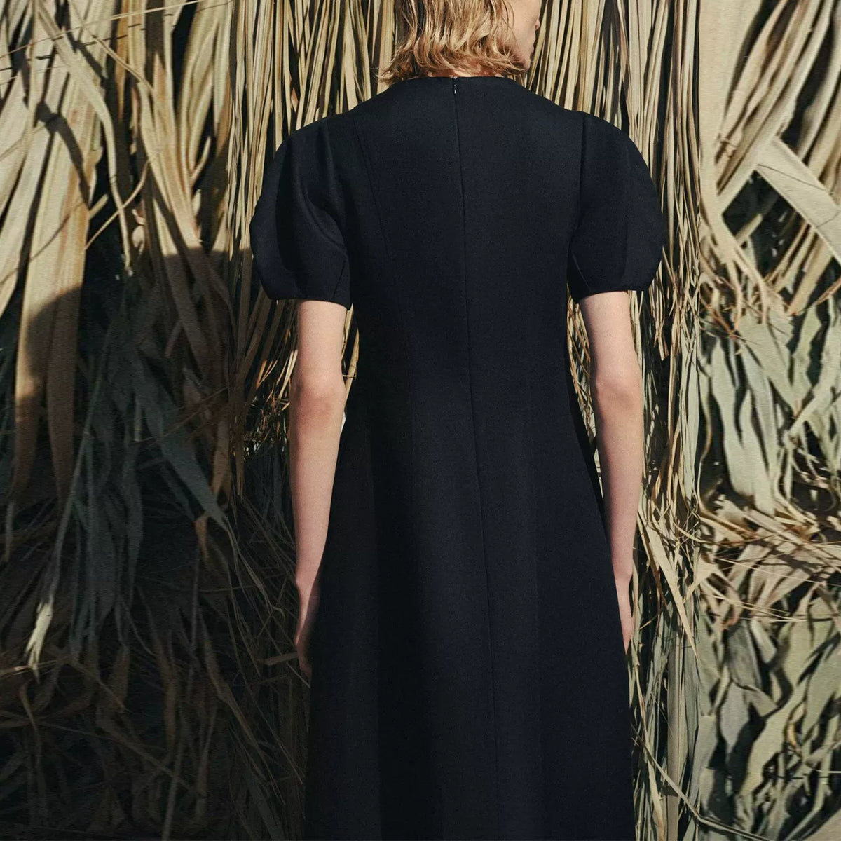 Minimal Relaxed Midi Dress