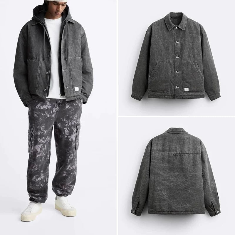 Warm Collared Flight Jacket