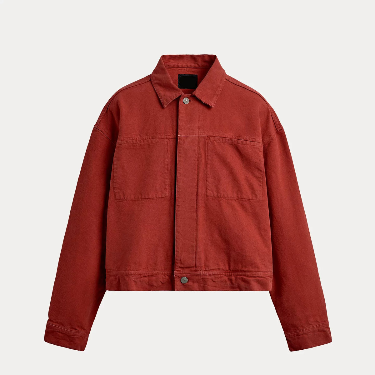 Cropped Lapel Pocket Jacket
