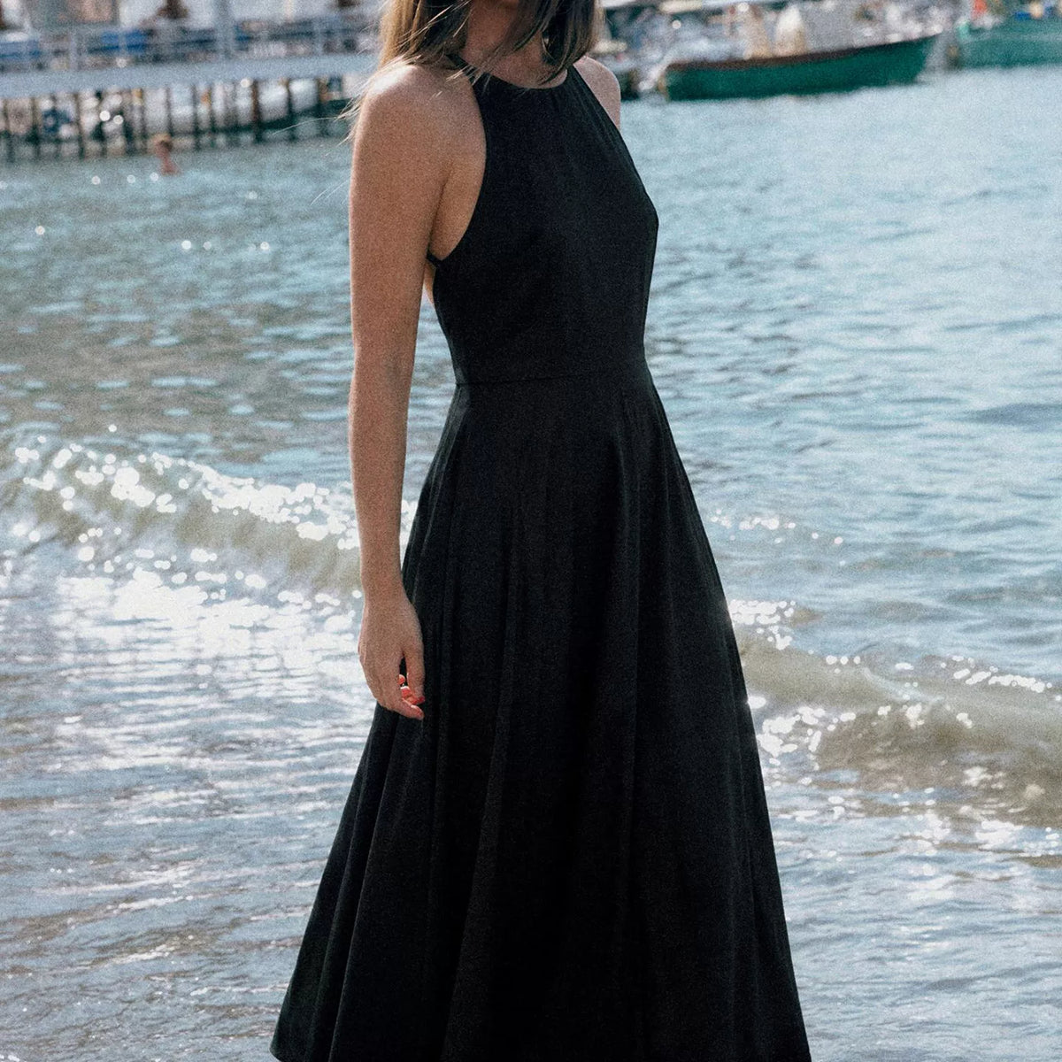 Volume Strap Dress