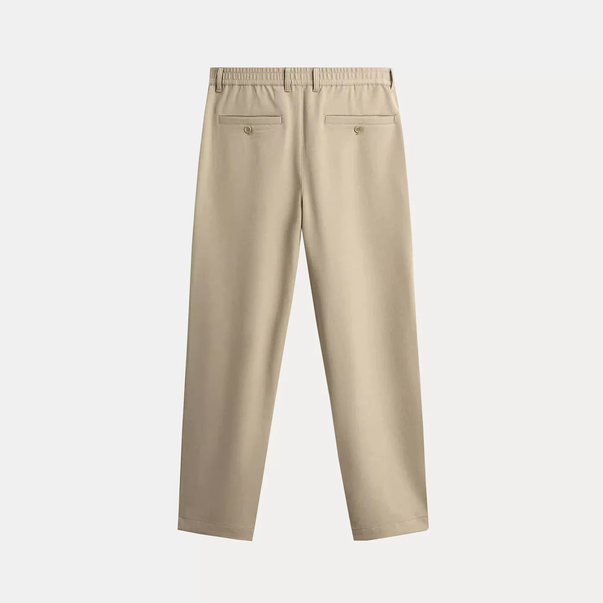 Pleat Detail Stretch Trousers