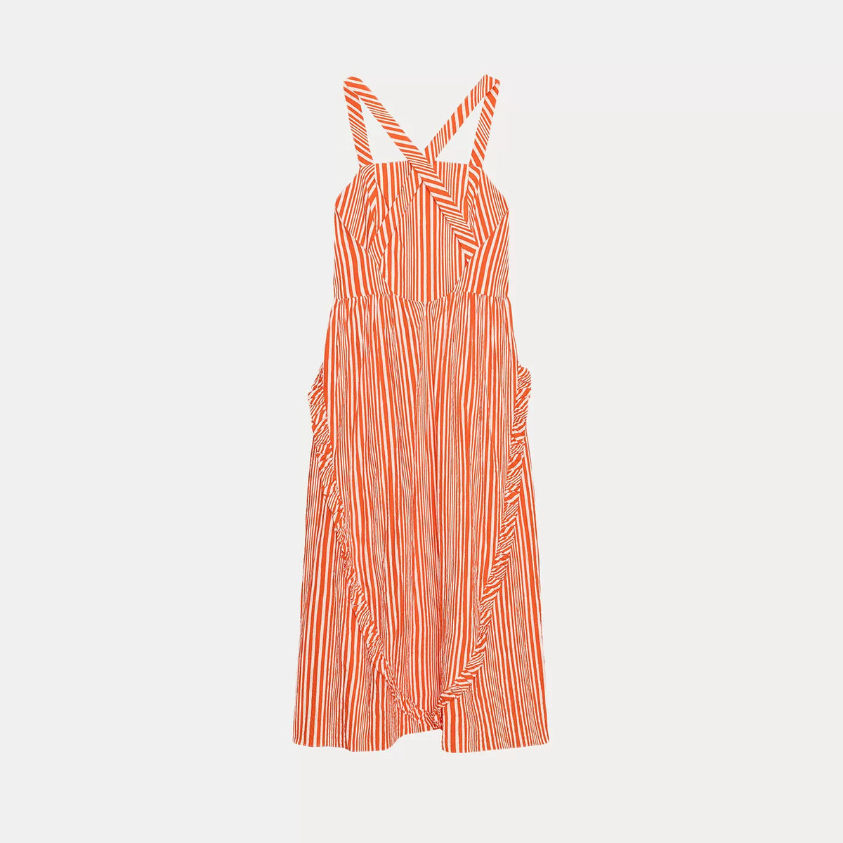 Striped Midi Dress
