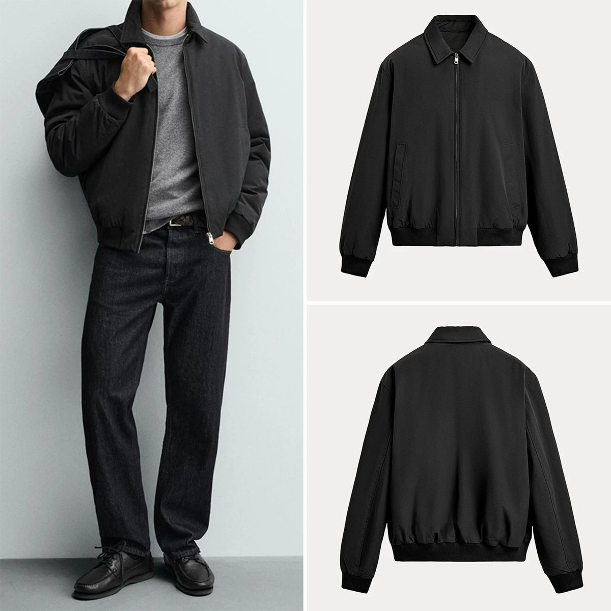 Lightweight Lined Collar Jacket