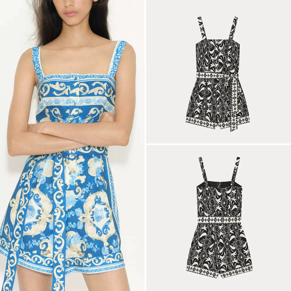 Tie-Waist Playsuit
