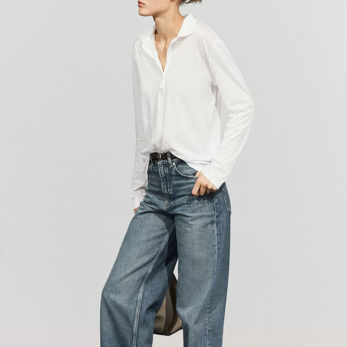 Refined Long-Sleeve Polo