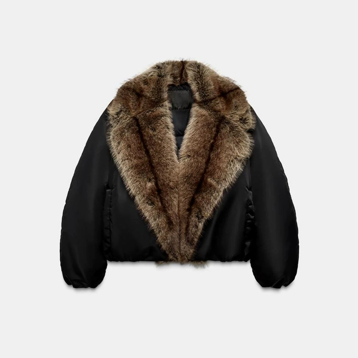 Fur-Trim Collar Jacket