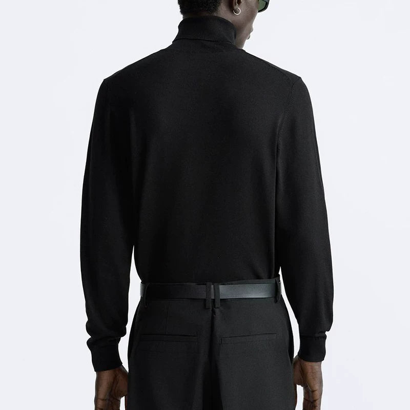 Slim Half-Neck Base Layer Knit