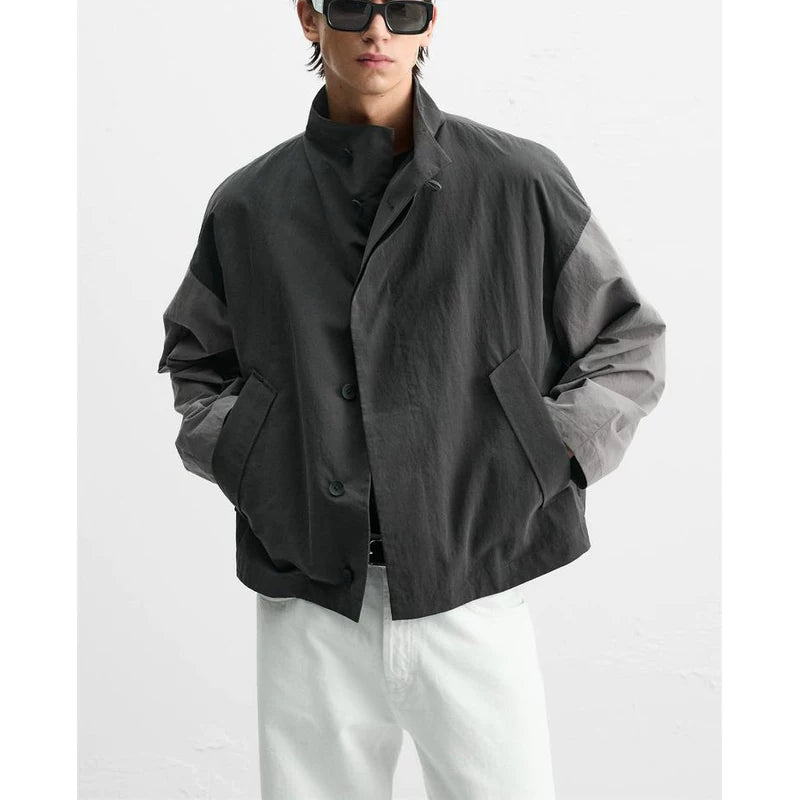 Colour-Block Technical Jacket