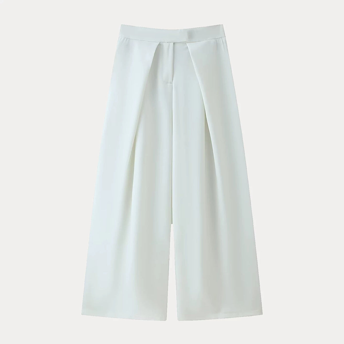Front-Pleat Relaxed Trousers