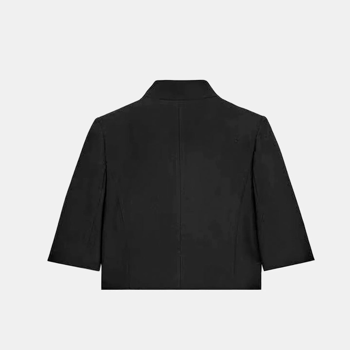 Short-Sleeve Cropped Blazer