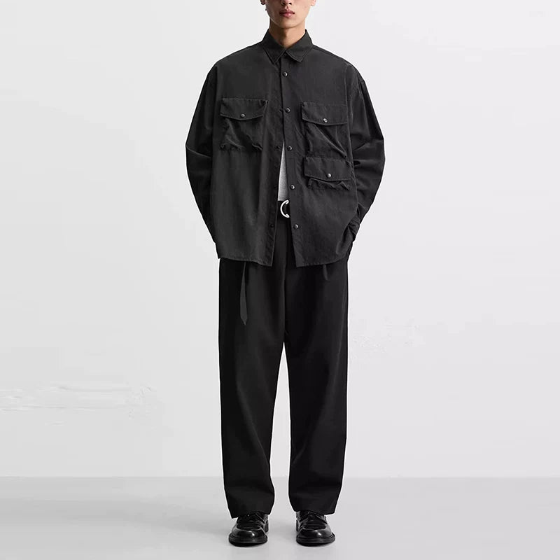 Drape Technical Long-Sleeve Shirt