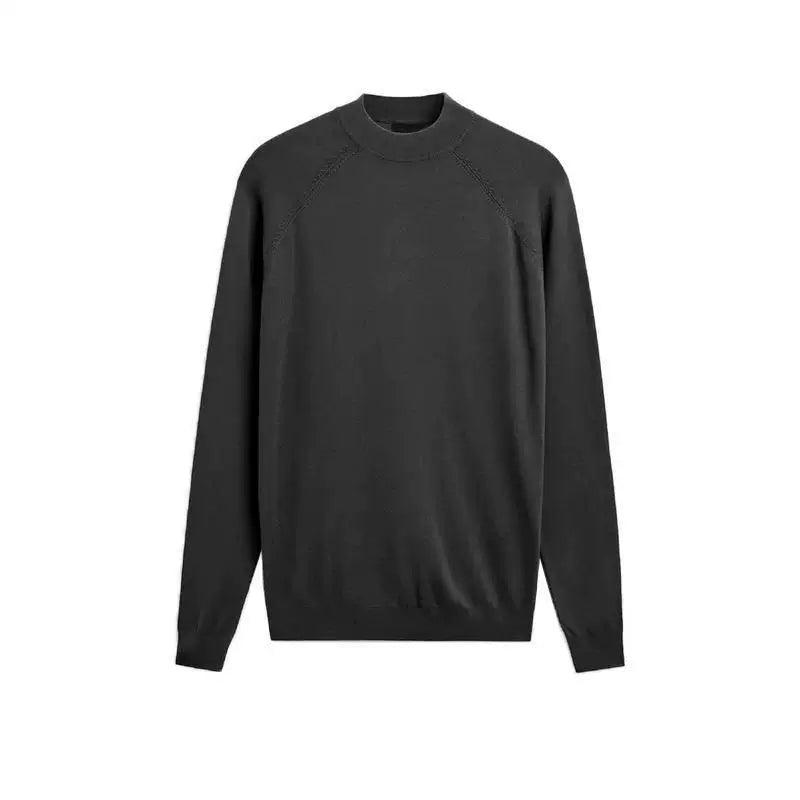 Relaxed Half-Neck Knit Sweater