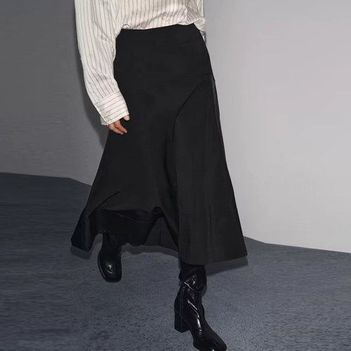 Belted Flared Skirt