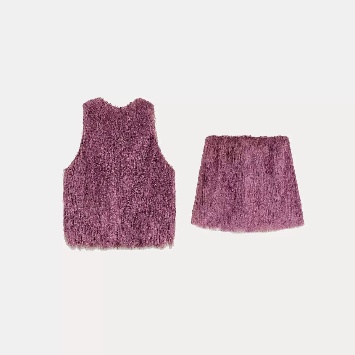 Sleeveless Top and Mini Skirt Set