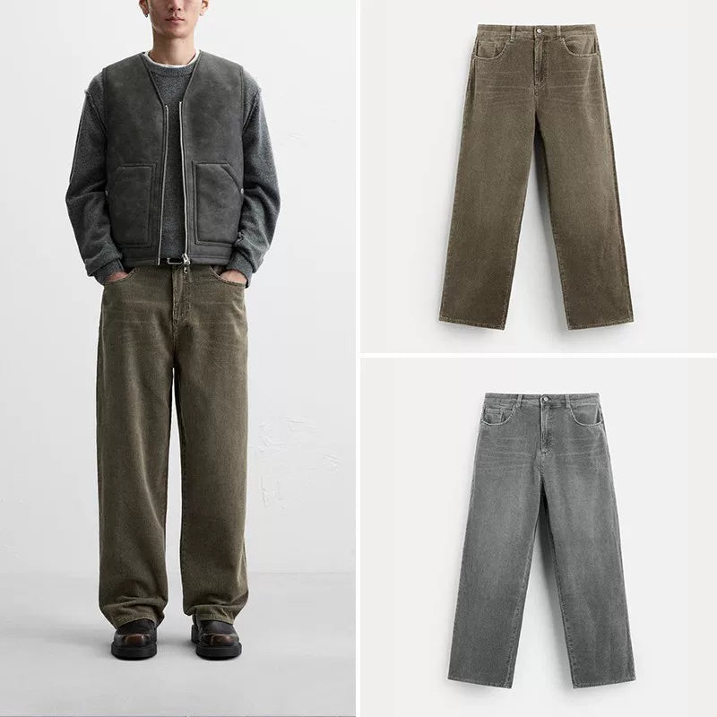 Relaxed Corduroy Trousers