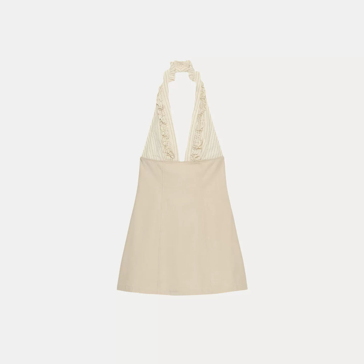 Halter Tiered Short Dress