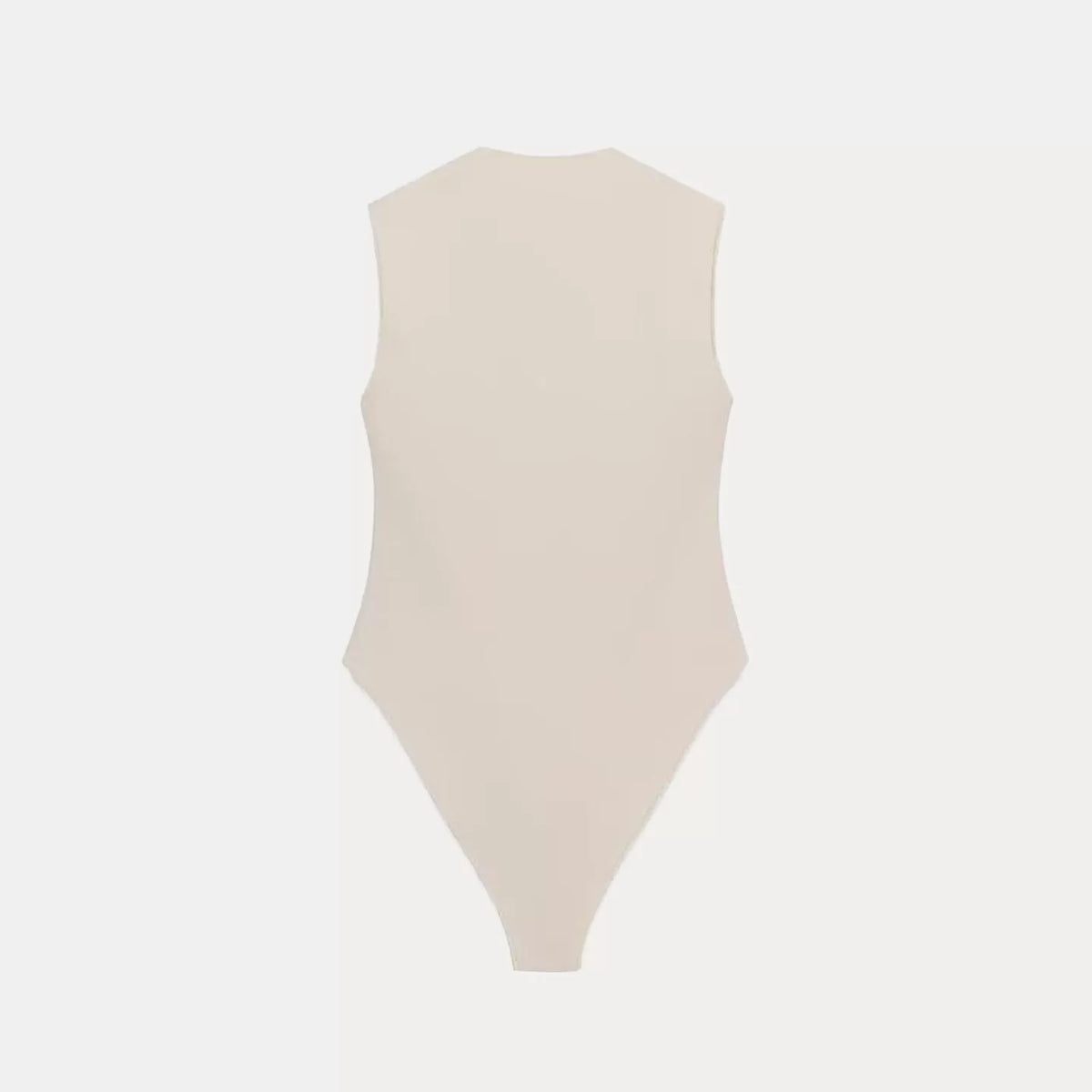 Square-Neck Stretch Bodysuit