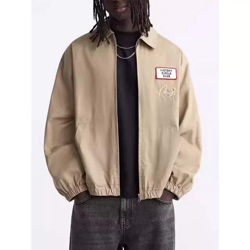 Embroidered Patch Lightweight Jacket