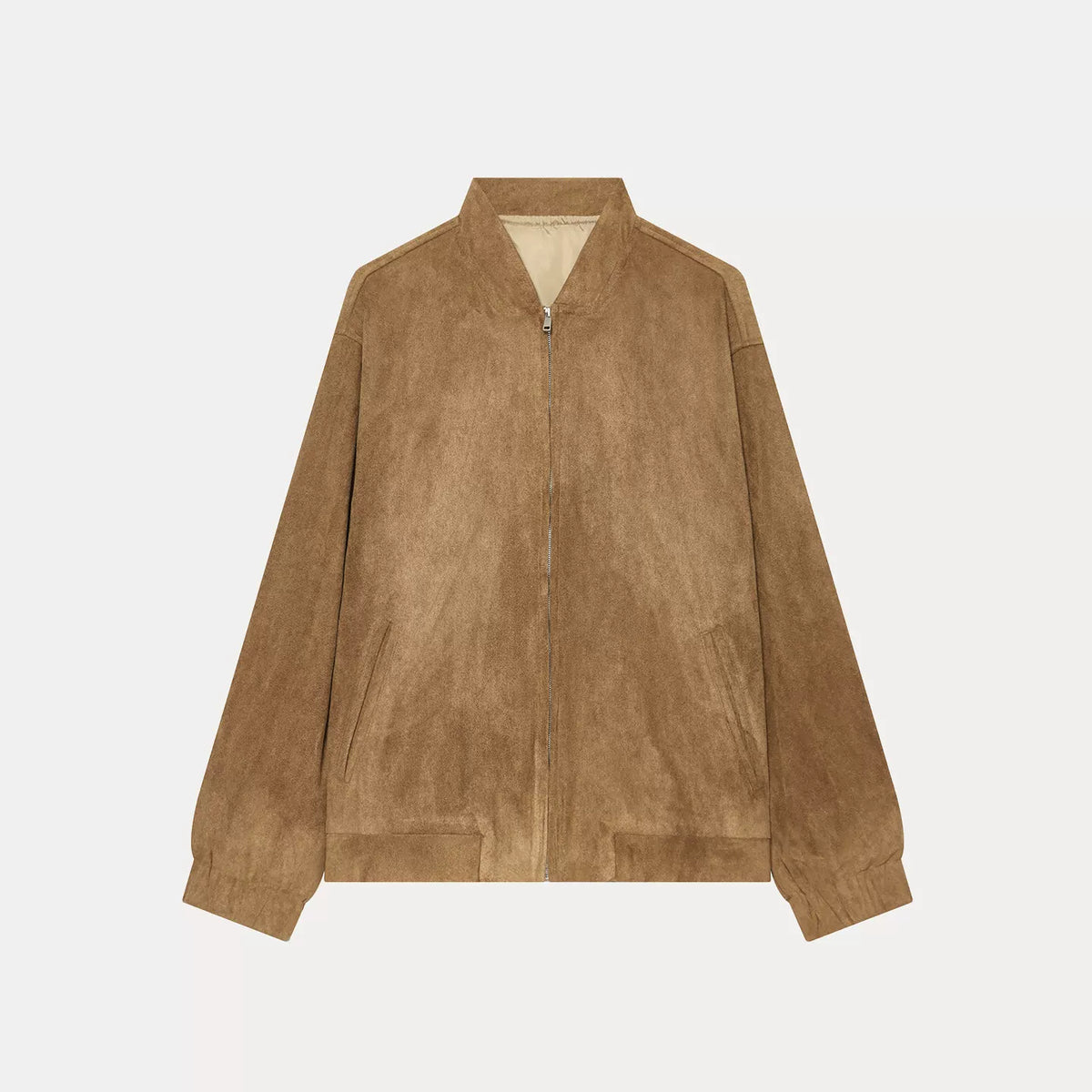 Textured Bomber Jacket